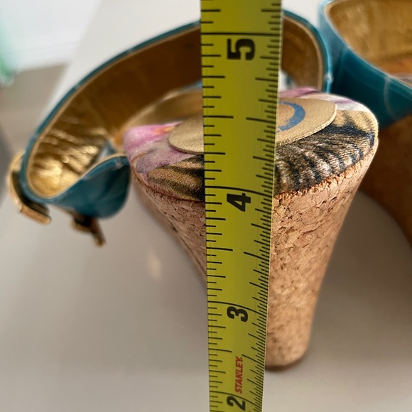 Just Cavalli 🐚 Wedges Sandals Summer Print 🐚 - Picture 6 of 10
